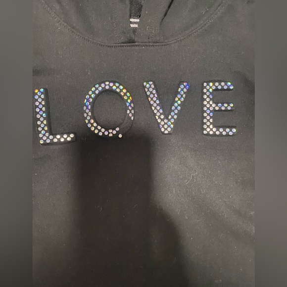 More Than Majic Black Hoodie Sweater Girls Size Small (xs/s) - Picture 7 of 7